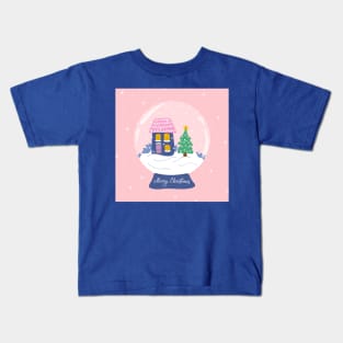 Glass snow globe Kids T-Shirt